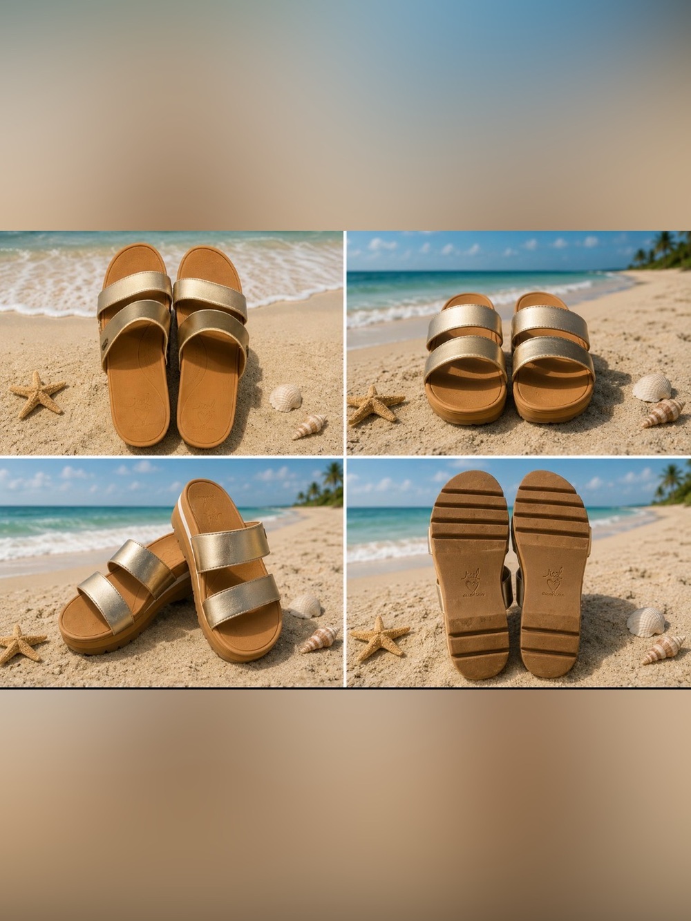Reef Cushion Vista Hi Sandals - Size 10